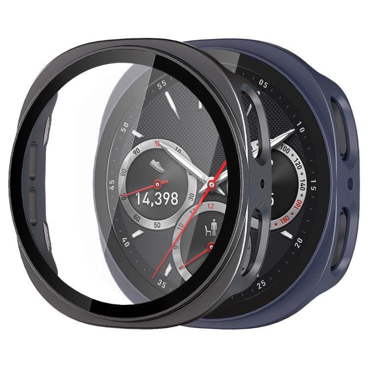 ฝาครอบเรือนนาฬิกา PC แบบฝ้าแบบบูรณาการฟิล์มกระจกนิรภัย xDfind สำหรับ Samsung Galaxy Watch8 44mm, สำหรับ Samsung Galaxy Watch8 40mm