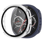 ฝาครอบเรือนนาฬิกา PC แบบฝ้าแบบบูรณาการฟิล์มกระจกนิรภัย xDfind สำหรับ Samsung Galaxy Watch8 44mm, สำหรับ Samsung Galaxy Watch8 40mm
