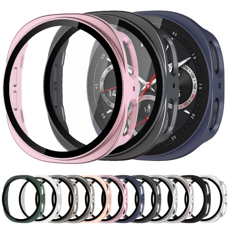 ฝาครอบเรือนนาฬิกา PC แบบฝ้าแบบบูรณาการฟิล์มกระจกนิรภัย xDfind สำหรับ Samsung Galaxy Watch8 44mm, สำหรับ Samsung Galaxy Watch8 40mm