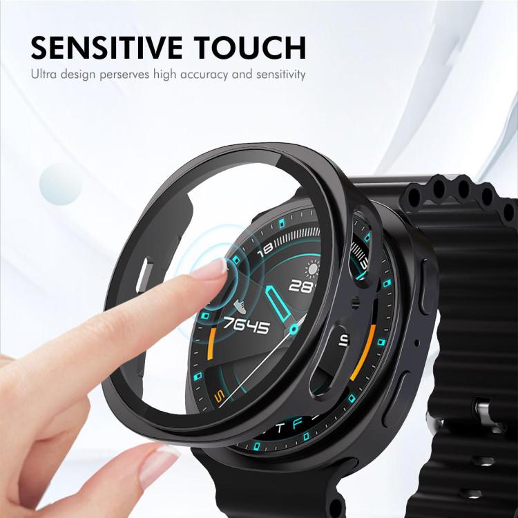 ฝาครอบเรือนนาฬิกา PC แบบฝ้าแบบบูรณาการฟิล์มกระจกนิรภัย xDfind สำหรับ Samsung Galaxy Watch8 44mm, สำหรับ Samsung Galaxy Watch8 40mm