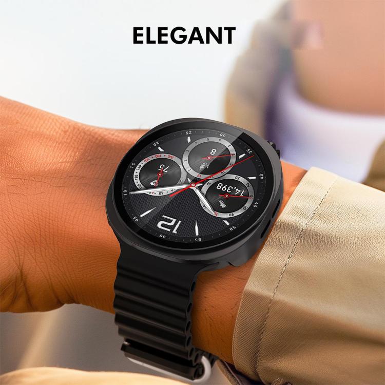 ฝาครอบเรือนนาฬิกา PC แบบฝ้าแบบบูรณาการฟิล์มกระจกนิรภัย xDfind สำหรับ Samsung Galaxy Watch8 44mm, สำหรับ Samsung Galaxy Watch8 40mm