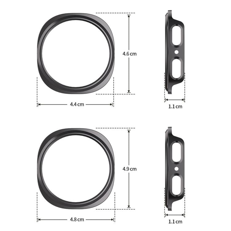 ฝาครอบเรือนนาฬิกา PC กลวงครึ่งหน้า xDfind สำหรับ Samsung Galaxy Watch8 Classic 46mm, สำหรับ Samsung Galaxy Watch8 44mm, สำหรับ Samsung Galaxy Watch8 40mm