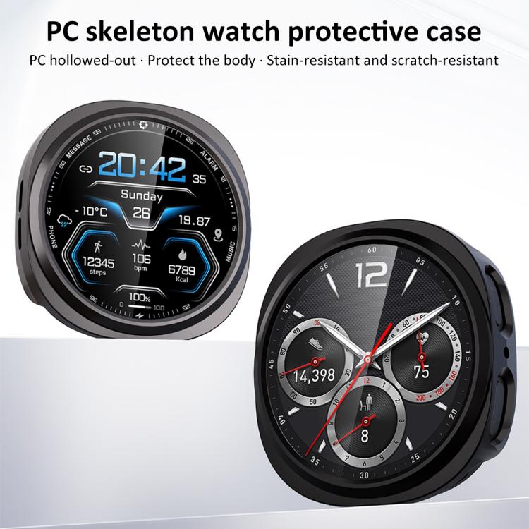 ฝาครอบเรือนนาฬิกา PC กลวงครึ่งหน้า xDfind สำหรับ Samsung Galaxy Watch8 Classic 46mm, สำหรับ Samsung Galaxy Watch8 44mm, สำหรับ Samsung Galaxy Watch8 40mm