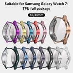 ฝาครอบเรือนนาฬิกา TPU แบบบูรณาการฟิล์มกระจกนิรภัย xDfind สำหรับ Samsung Galaxy Watch7 44mm, สำหรับ Samsung Galaxy Watch7 40mm