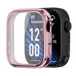 xDfind Plating Tempered Film Integrated TPU Watch Protective Cover, For Huawei Watch Fit 4 Pro, For Huawei Watch Fit 4