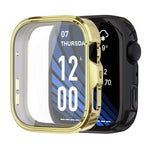 xDfind Plating Tempered Film Integrated TPU Watch Protective Cover, For Huawei Watch Fit 4 Pro, For Huawei Watch Fit 4