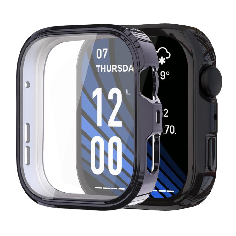 xDfind Plating Tempered Film Integrated TPU Watch Protective Cover, For Huawei Watch Fit 4 Pro, For Huawei Watch Fit 4