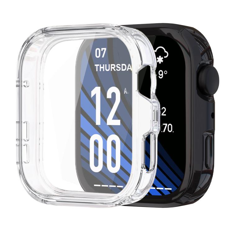xDfind Plating Tempered Film Integrated TPU Watch Protective Cover, For Huawei Watch Fit 4 Pro, For Huawei Watch Fit 4