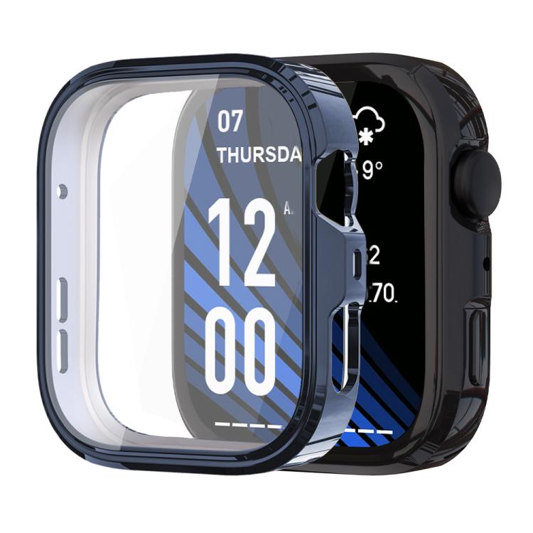 xDfind Plating Tempered Film Integrated TPU Watch Protective Cover, For Huawei Watch Fit 4 Pro, For Huawei Watch Fit 4