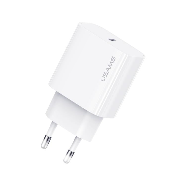 ที่ชาร์จเร็วพอร์ต USB-C / Type-C เดี่ยว USAMS CC226 T65 PD20W, ปลั๊ก EU, CC226
