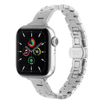สายรัดนาฬิกาโลหะสแตนเลสสตีลรูปตัว H กว้าง 14 มม. สำหรับ Apple Watch 46mm / 49mm / 45mm / 44mm, สำหรับ Apple Watch 42mm / 41mm / 40mm / 38mm
