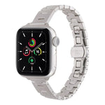 สายรัดนาฬิกาโลหะสแตนเลสสตีลรูปตัว H กว้าง 14 มม. สำหรับ Apple Watch 46mm / 49mm / 45mm / 44mm, สำหรับ Apple Watch 42mm / 41mm / 40mm / 38mm