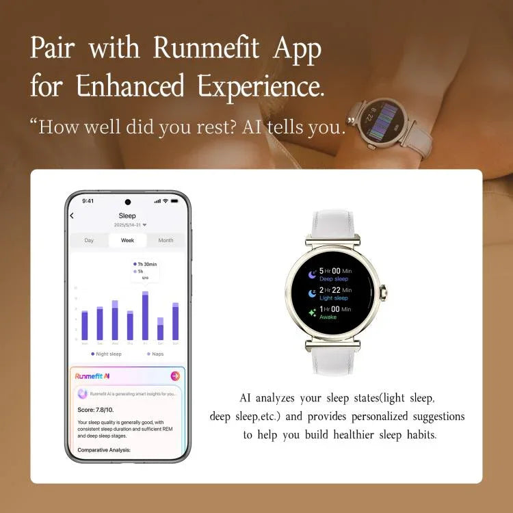 นาฬิกาอัจฉริยะ GTR4 หน้าจอ TFT ขนาด 1.27 นิ้ว สำหรับผู้หญิง กันน้ำ IP68 รองรับการวัดอัตราการเต้นของหัวใจ