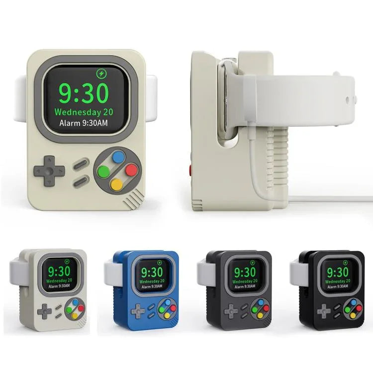 ฐานวางชาร์จซิลิโคนสำหรับ Apple Watch ZX-ZJ01 เครื่องเล่นเกมย้อนยุค