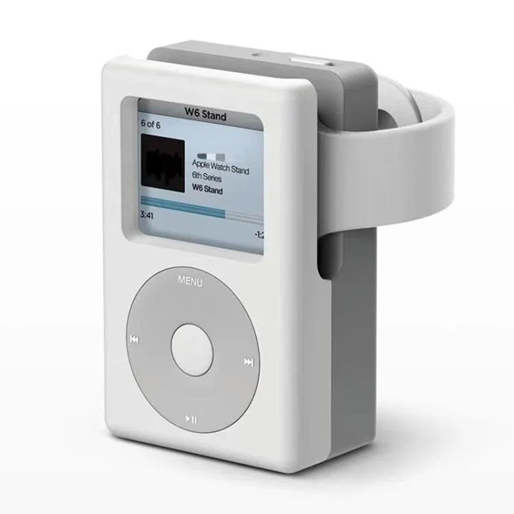 ฐานวางชาร์จซิลิโคนสำหรับ Apple Watch ZX-ZJ04 สไตล์ MP3