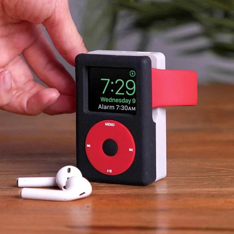 ฐานวางชาร์จซิลิโคนสำหรับ Apple Watch ZX-ZJ04 สไตล์ MP3