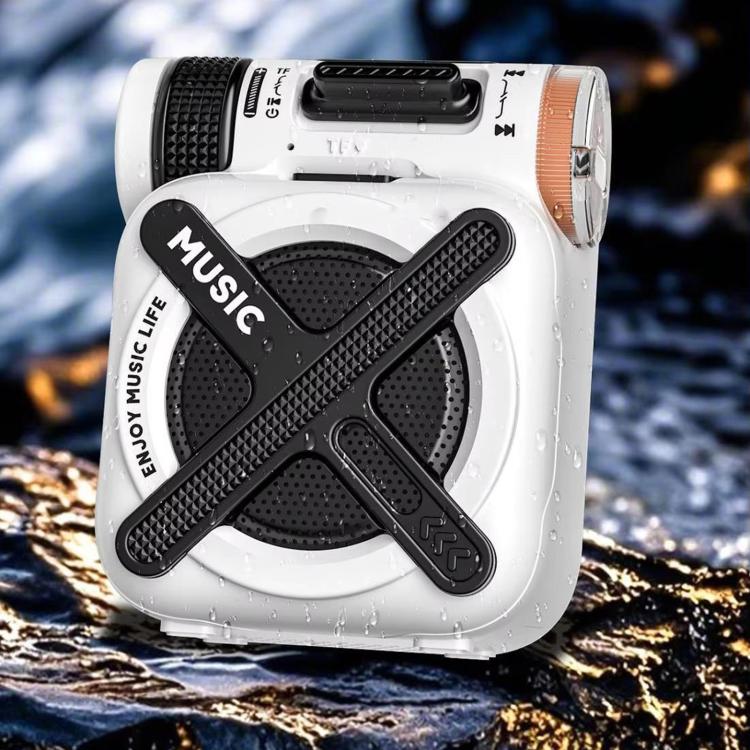 ลำโพงขนาดเล็กแบบพกพากลางแจ้ง M3 อะลูมิเนียมอัลลอย รองรับการ์ด TF