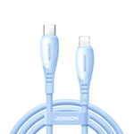 JOYROOM S-A59 Vibrant Series 30W Type-C to 8 Pin Fast Charging Data Cable, 1.2m