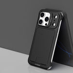 เคสโทรศัพท์ J TRIBE แบบไม่มีกรอบโลหะพร้อมช่องใส่บัตรและที่ใส่เลนส์ สำหรับ iPhone 17 Pro Max, iPhone 17 Pro, iPhone 17, iPhone Air, iPhone 16 Pro Max, iPhone 16 Pro, iPhone 15 Pro Max, iPhone 15 Pro