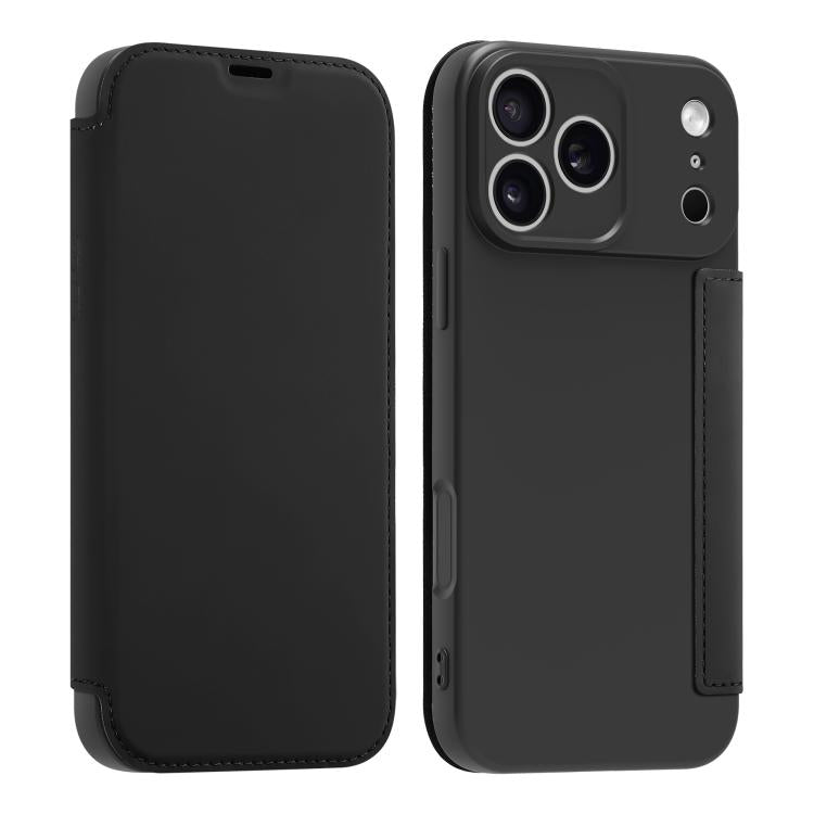 เคสหนังสัมผัสเหมือนผิวเหลวพร้อมช่องใส่บัตร สำหรับ iPhone 17 Pro Max, สำหรับ iPhone 17 Pro, สำหรับ iPhone 17, สำหรับ iPhone Air
