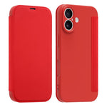 เคสหนังสัมผัสเหมือนผิวเหลวพร้อมช่องใส่บัตร สำหรับ iPhone 17 Pro Max, สำหรับ iPhone 17 Pro, สำหรับ iPhone 17, สำหรับ iPhone Air