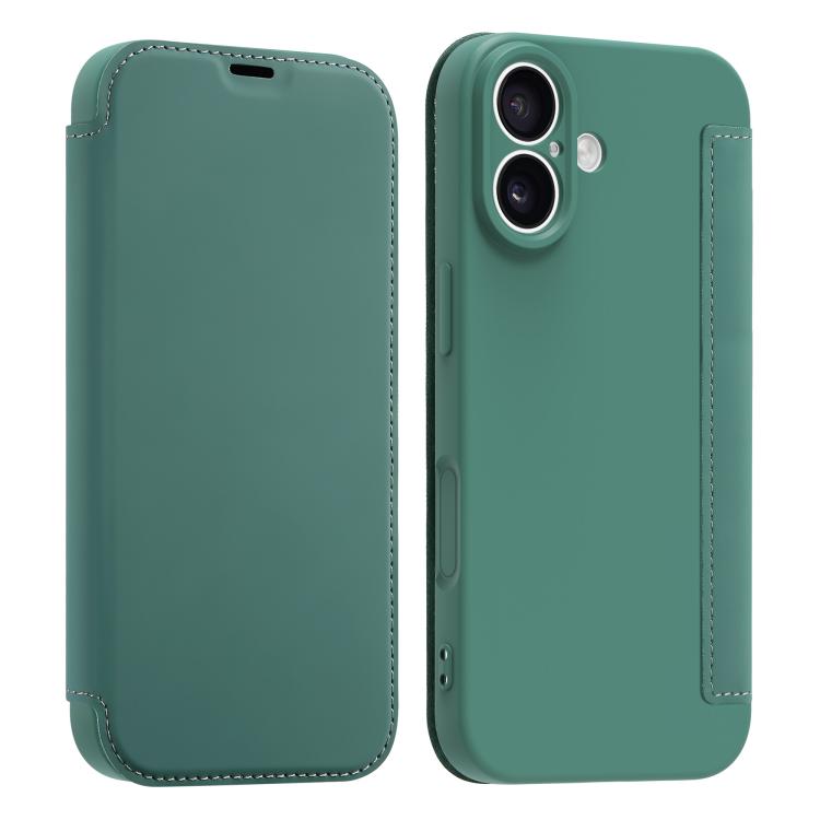 เคสหนังสัมผัสเหมือนผิวเหลวพร้อมช่องใส่บัตร สำหรับ iPhone 17 Pro Max, สำหรับ iPhone 17 Pro, สำหรับ iPhone 17, สำหรับ iPhone Air