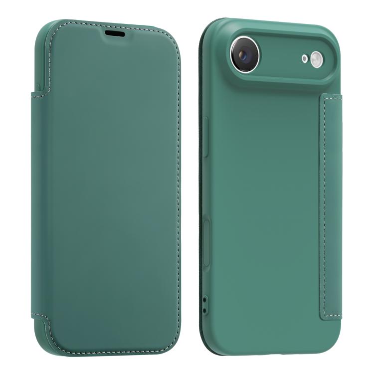เคสหนังสัมผัสเหมือนผิวเหลวพร้อมช่องใส่บัตร สำหรับ iPhone 17 Pro Max, สำหรับ iPhone 17 Pro, สำหรับ iPhone 17, สำหรับ iPhone Air