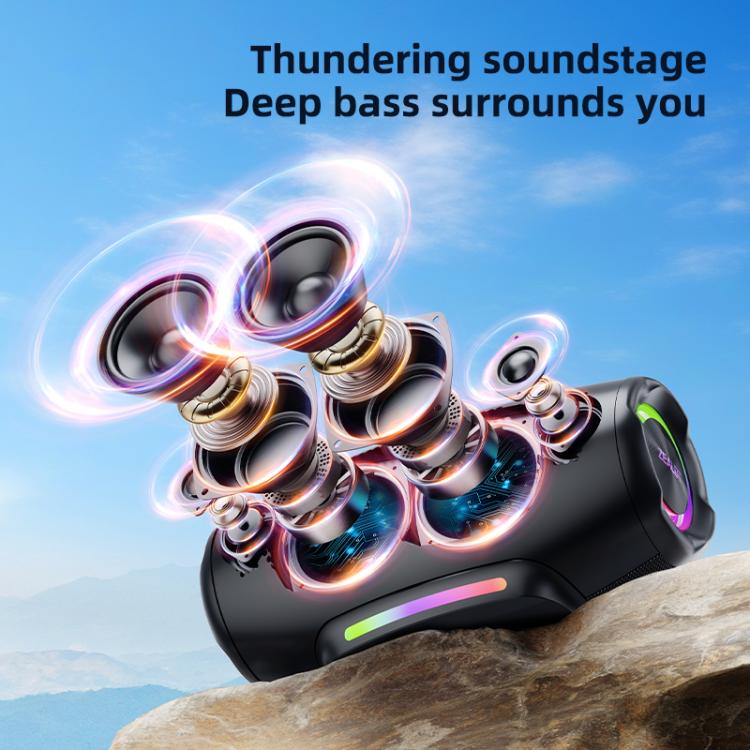 ลำโพง Bluetooth กลางแจ้งแบบพกพา Zealot S127 100W สีสันสดใส