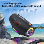 ลำโพง Bluetooth กลางแจ้งแบบพกพา Zealot S127 100W สีสันสดใส