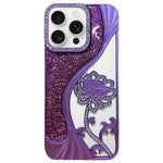 เคสโทรศัพท์ TPU ชุบไฟฟ้าลายดอกบัวแกะสลักกลวงประดับคริสตัลกลิตเตอร์ สำหรับ iPhone 17 Pro Max, สำหรับ iPhone 17 Pro, สำหรับ iPhone 17, สำหรับ iPhone 16 Pro Max, สำหรับ iPhone 16 Pro, สำหรับ iPhone 16, สำหรับ iPhone 15 Pro Max, สำหรับ iPhone 15 Pro