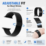 ชุด 5 ชิ้น xDfind สายนาฬิกาโลหะแบบ Milanese Loop แบบแม่เหล็ก สำหรับ Apple Watch 42 / 44 / 45 / 46 / 49 มม., สำหรับ Apple Watch 38 / 40 / 41 / S11 42 มม.