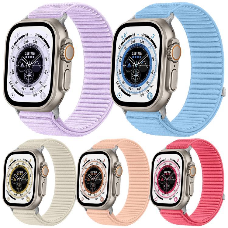 ชุด 5 ชิ้น xDfind สายนาฬิกาไนลอนถักแบบตีนตุ๊กแก สำหรับ Apple Watch 42 / 44 / 45 / 46 / 49 มม., สำหรับ Apple Watch 38 / 40 / 41 / S11 42 มม.