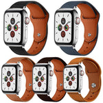 ชุด 5 ชิ้น xDfind สายนาฬิกาหนังแท้หัวเข็มขัดหมุด สำหรับ Apple Watch 42 / 44 / 45 / 46 / 49 มม., สำหรับ Apple Watch 38 / 40 / 41 / S11 42 มม.