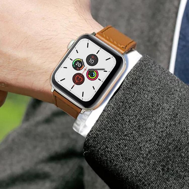 ชุด 5 ชิ้น xDfind สายนาฬิกาหนังแท้หัวเข็มขัดหมุด สำหรับ Apple Watch 42 / 44 / 45 / 46 / 49 มม., สำหรับ Apple Watch 38 / 40 / 41 / S11 42 มม.