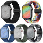 ชุด 5 ชิ้น xDfind สายนาฬิกาถักแบบแม่เหล็กหัวเข็มขัด สำหรับ Apple Watch 42 / 44 / 45 / 46 / 49 มม., สำหรับ Apple Watch 38 / 40 / 41 / S11 42 มม.