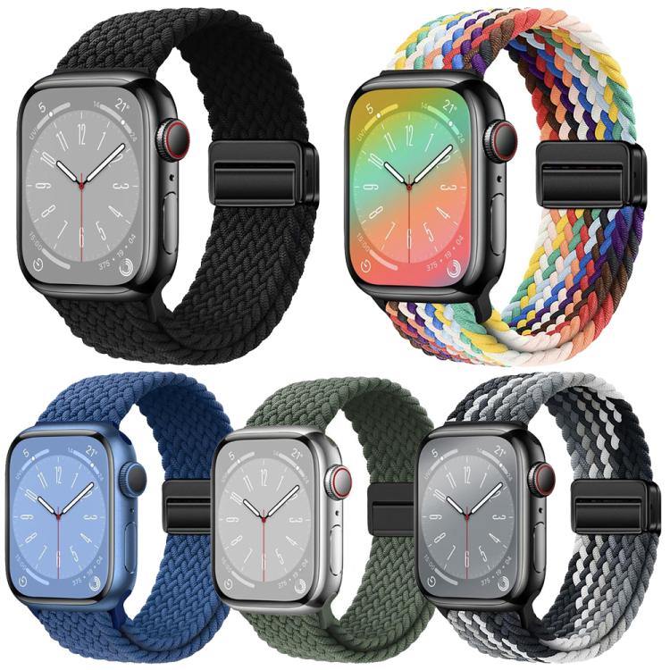 ชุด 5 ชิ้น xDfind สายนาฬิกาถักแบบแม่เหล็กหัวเข็มขัด สำหรับ Apple Watch 42 / 44 / 45 / 46 / 49 มม., สำหรับ Apple Watch 38 / 40 / 41 / S11 42 มม.