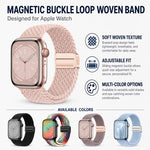 ชุด 5 ชิ้น xDfind สายนาฬิกาถักแบบแม่เหล็กหัวเข็มขัด สำหรับ Apple Watch 42 / 44 / 45 / 46 / 49 มม., สำหรับ Apple Watch 38 / 40 / 41 / S11 42 มม.