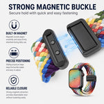 ชุด 5 ชิ้น xDfind สายนาฬิกาถักแบบแม่เหล็กหัวเข็มขัด สำหรับ Apple Watch 42 / 44 / 45 / 46 / 49 มม., สำหรับ Apple Watch 38 / 40 / 41 / S11 42 มม.