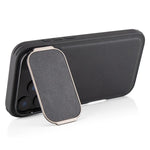 Lambskin Pattern Square Lens Holder Phone Case, For iPhone 17 Pro Max