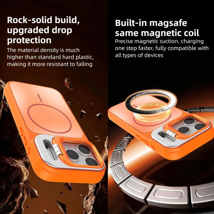 เคสโทรศัพท์ AG Frosted Lens Holder MagSafe สำหรับ iPhone 12, สำหรับ iPhone 12 Pro Max, สำหรับ iPhone 12 Pro, สำหรับ iPhone 11