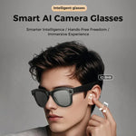 แว่นตากล้องอัจฉริยะ AI ความละเอียด 5MP รุ่น M01S รองรับการโทรด้วยเสียง, บันทึกวิดีโอ, ส่งผ่าน WiFi