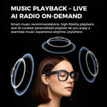 แว่นตากล้องอัจฉริยะ AI ความละเอียด 5MP รุ่น M01S รองรับการโทรด้วยเสียง, บันทึกวิดีโอ, ส่งผ่าน WiFi