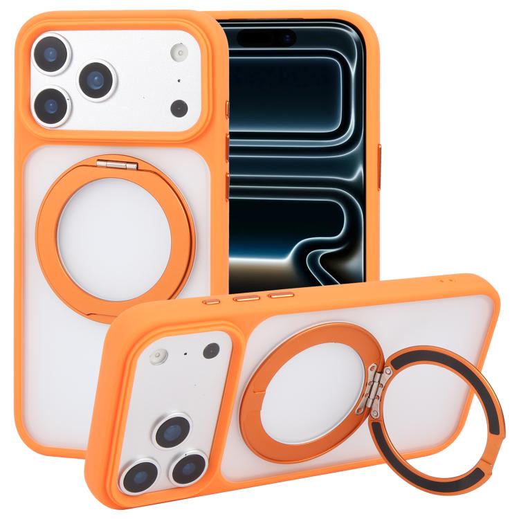เคสโทรศัพท์ GEBEI Jazz Series แบบหมุน 360 องศา สัมผัสเหมือนผิวหนังฝ้าพร้อม MagSafe สำหรับ iPhone 17 Pro Max, สำหรับ iPhone 17 Pro