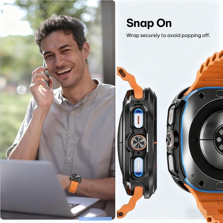 ฝาครอบนาฬิกาโครงตาข่าย xDfind Scale Frame PC สำหรับ Samsung Galaxy Watch Ultra / Ultra 2025