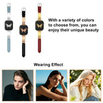 xDfind สายนาฬิกาหนังแท้ไฮบริดสแตนเลสสตีลหัวเข็มขัดผีเสื้อ สำหรับ Apple Watch 42 / 44 / 45 / 46 / 49 มม., สำหรับ Apple Watch 38 / 40 / 41 / S11 42 มม.