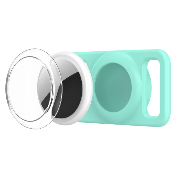 ซิลิโคนใส่ที่ติดตามสัตว์เลี้ยง xDfind พร้อมฝาครอบ PC ใส สำหรับ AirTag รุ่นที่ 2 / รุ่นที่ 1