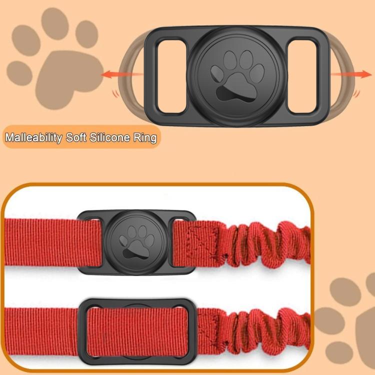 ซิลิโคนใส่ที่ติดตามสัตว์เลี้ยง xDfind พร้อมฝาครอบ PC ใส สำหรับ AirTag รุ่นที่ 2 / รุ่นที่ 1