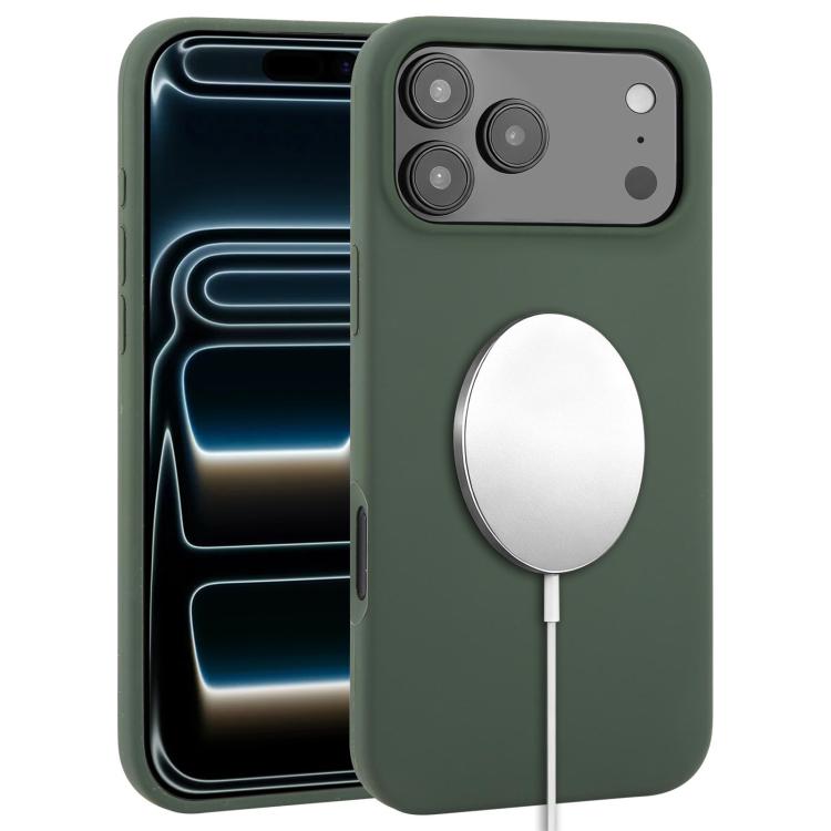 เคสโทรศัพท์ Liquid Silicone Full Coverage MagSafe สำหรับ iPhone 17 Pro Max, สำหรับ iPhone 17 Pro, สำหรับ iPhone 17, สำหรับ iPhone Air