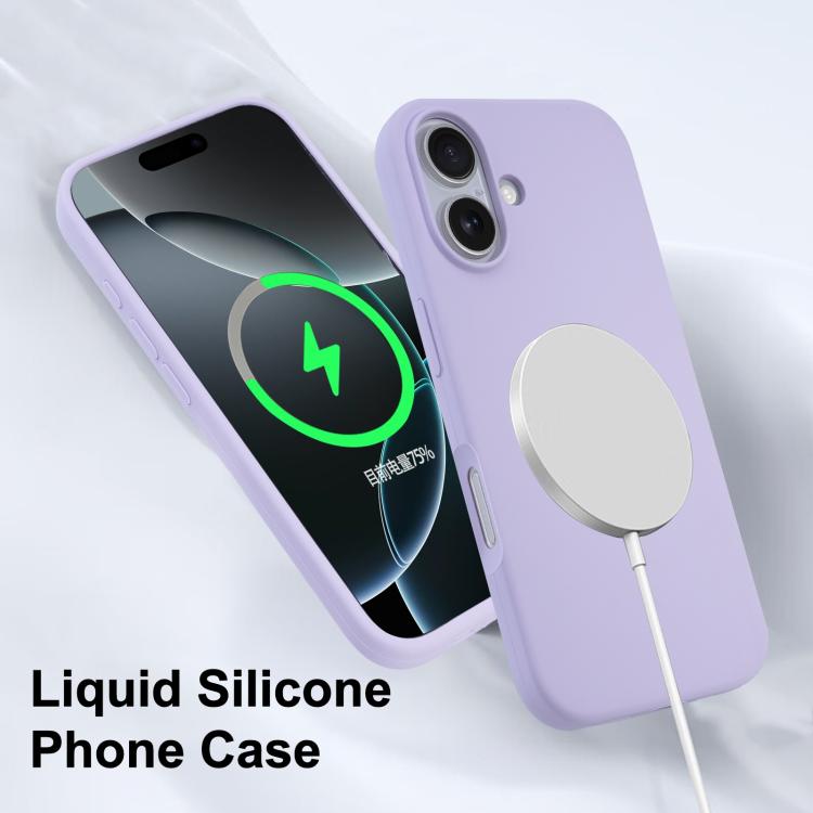 เคสโทรศัพท์ Liquid Silicone Full Coverage MagSafe สำหรับ iPhone 17 Pro Max, สำหรับ iPhone 17 Pro, สำหรับ iPhone 17, สำหรับ iPhone Air