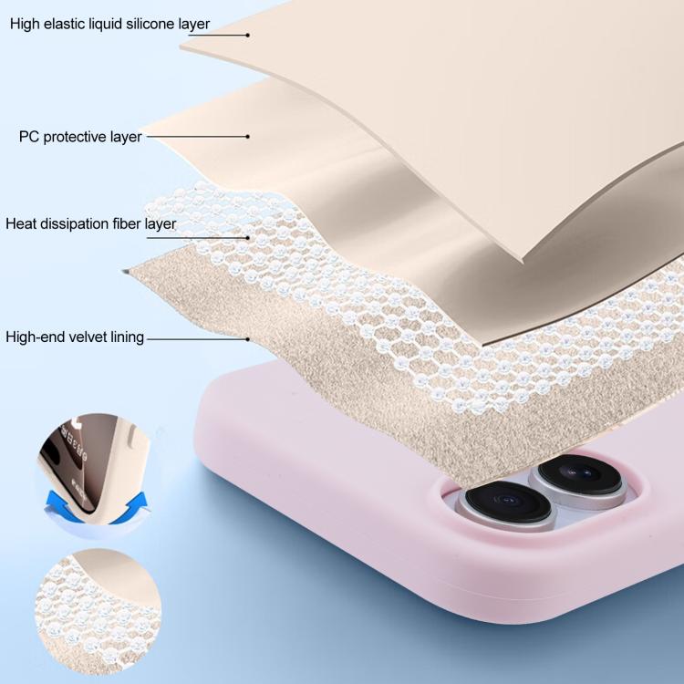 เคสโทรศัพท์ Liquid Silicone Full Coverage MagSafe สำหรับ iPhone 17 Pro Max, สำหรับ iPhone 17 Pro, สำหรับ iPhone 17, สำหรับ iPhone Air